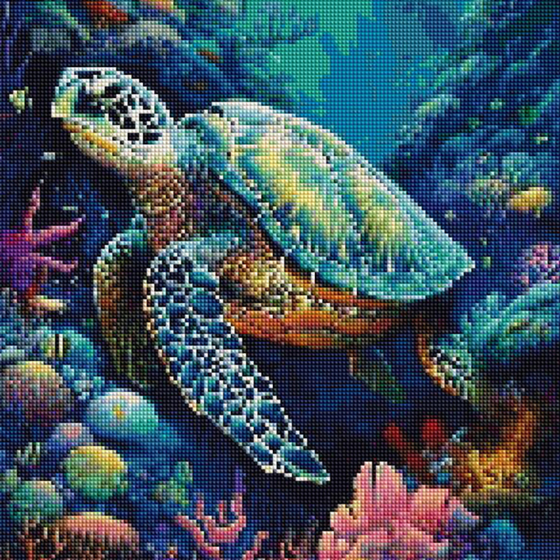 1PC frameless  Full Square Rou – Resin Art Work Bewertung und Preis