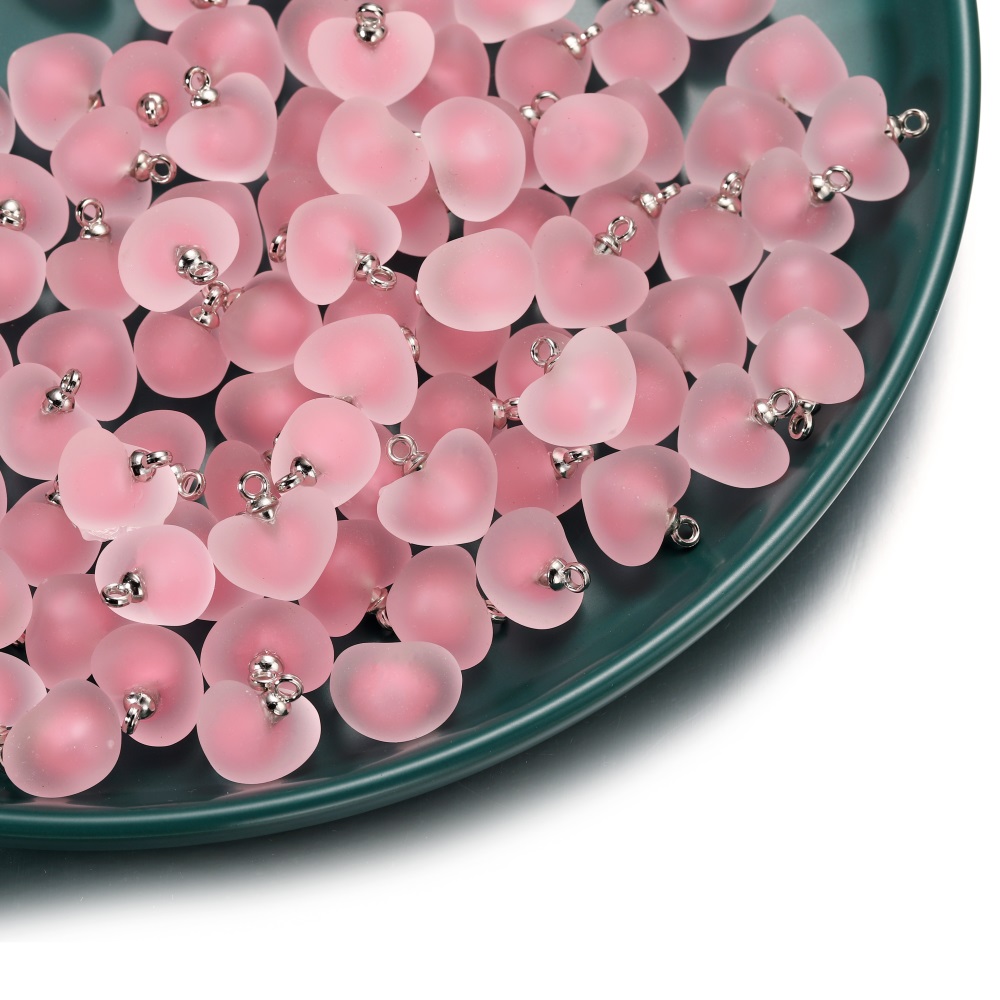 10pcs/lot Resin Frosted Multic – Resin Art Necklace Bewertung und Preis