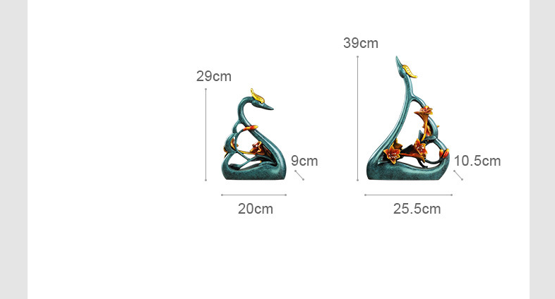 couples swan lovers art decora – Resin Art Anniversary Gift Bewertung und Preis
