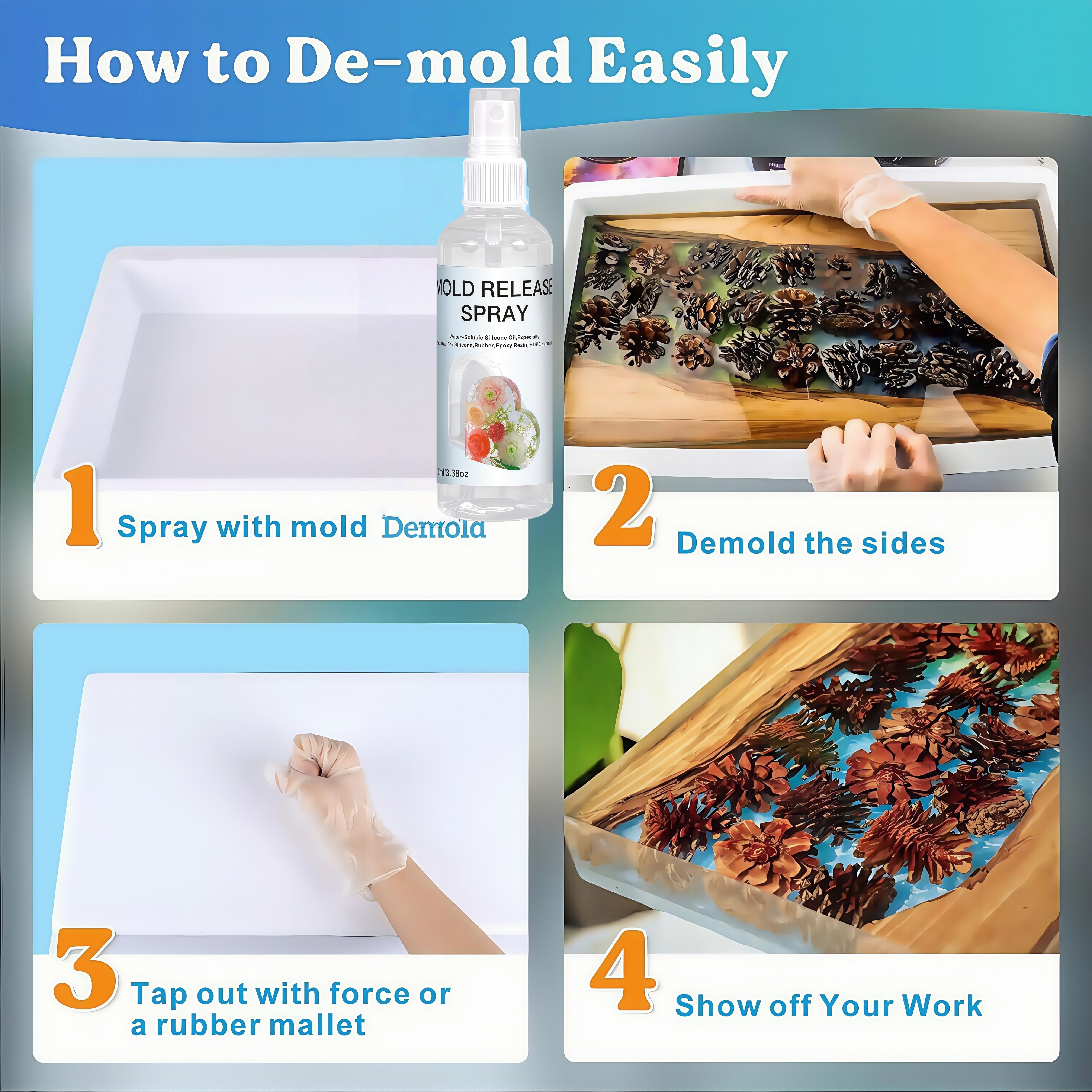[mold demold spray] Non-Stick  – Release Spray Silicone Bewertung und Preis