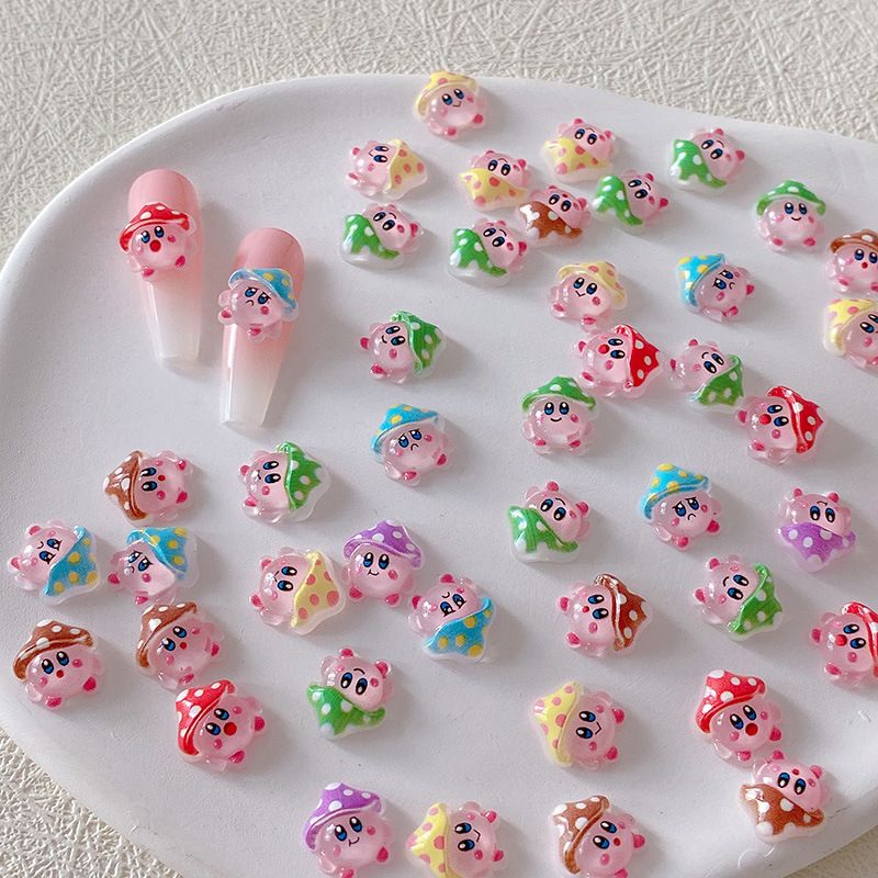 2/10/20pcs Kirby Nail Charms 3 – Resin Art And Decor Bewertung und Preis