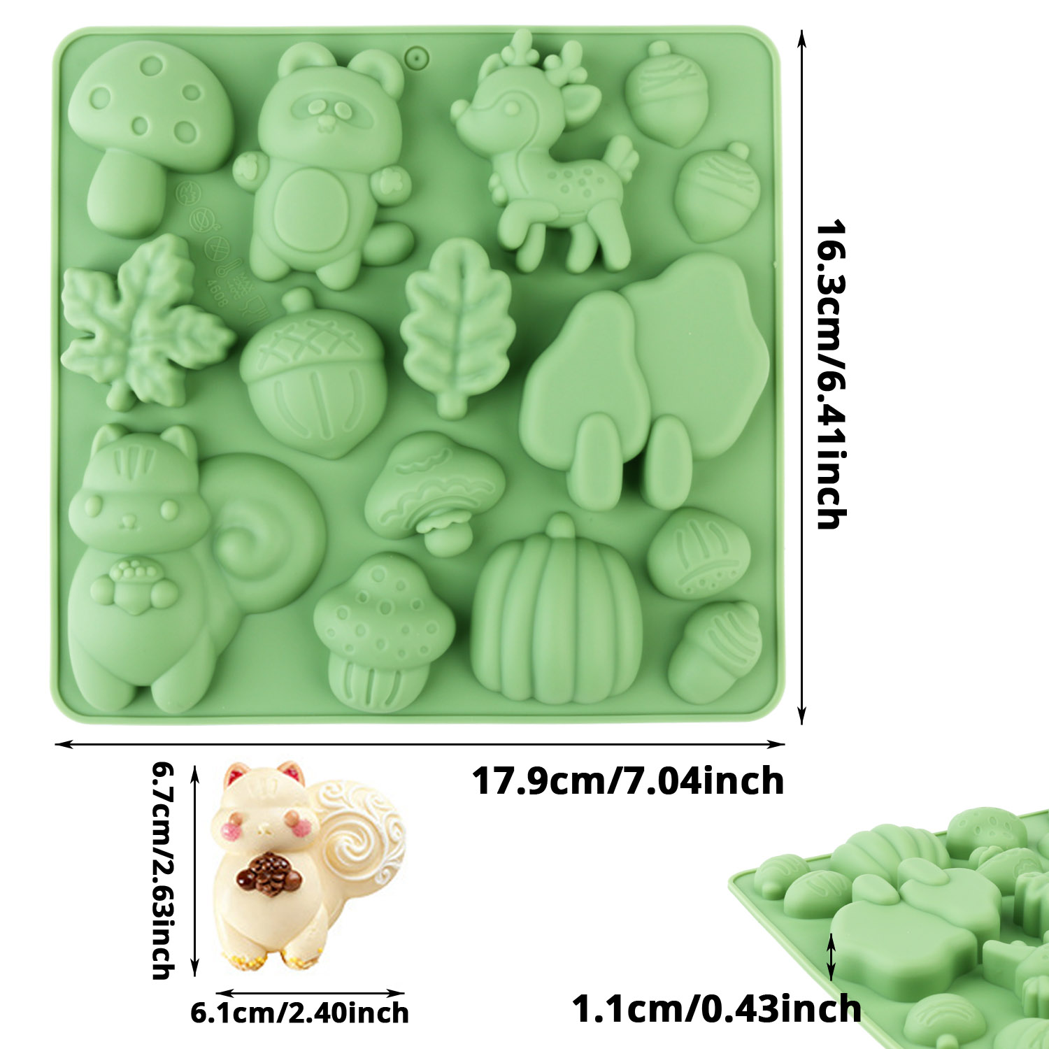 1 Silicone Cake Mold in the Sh – Resin Art And Decor Bewertung und Preis