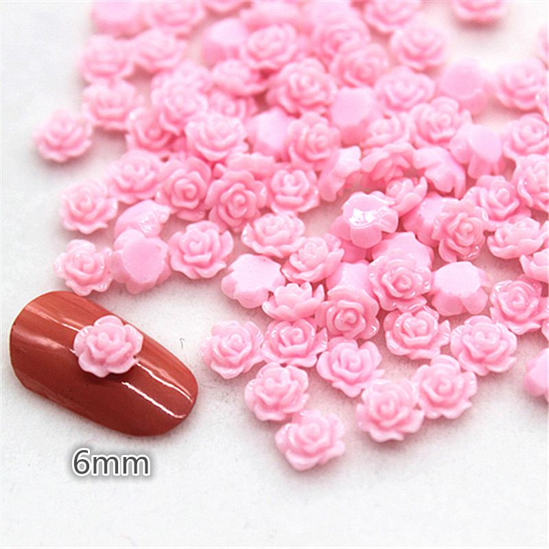 100pcs 6mm Resin Mini Rose Flo – Resin Art Rose Bewertung und Preis