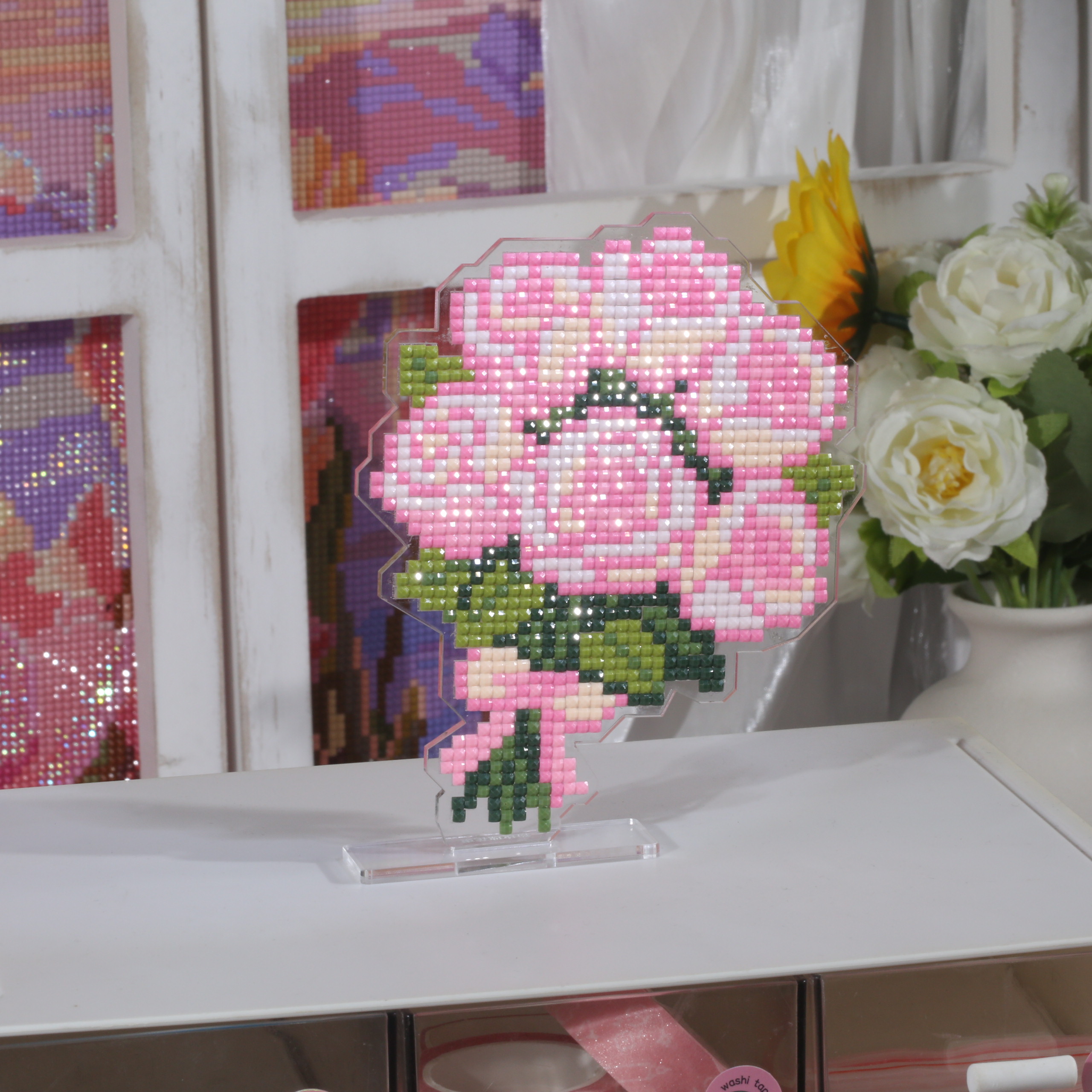 ForeverYoung Pink Rose Bouquet – Resin Art Rose Bewertung und Preis