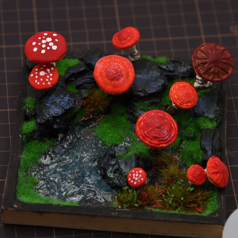2pcs/set Mini Mushroom Silicon – Resin Art Clay Bewertung und Preis
