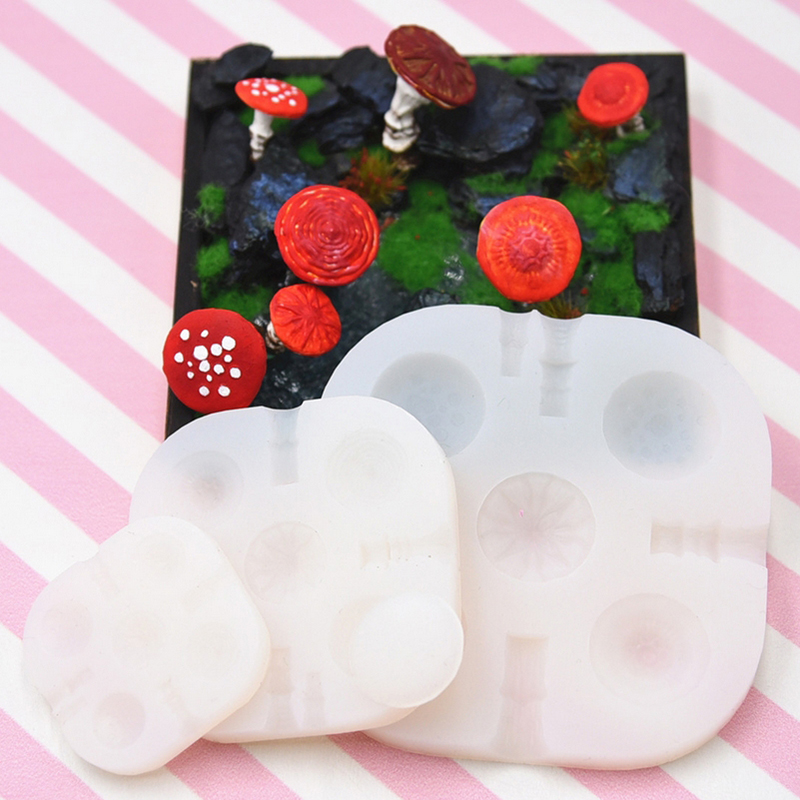 2pcs/set Mini Mushroom Silicon – Resin Art Clay Bewertung und Preis