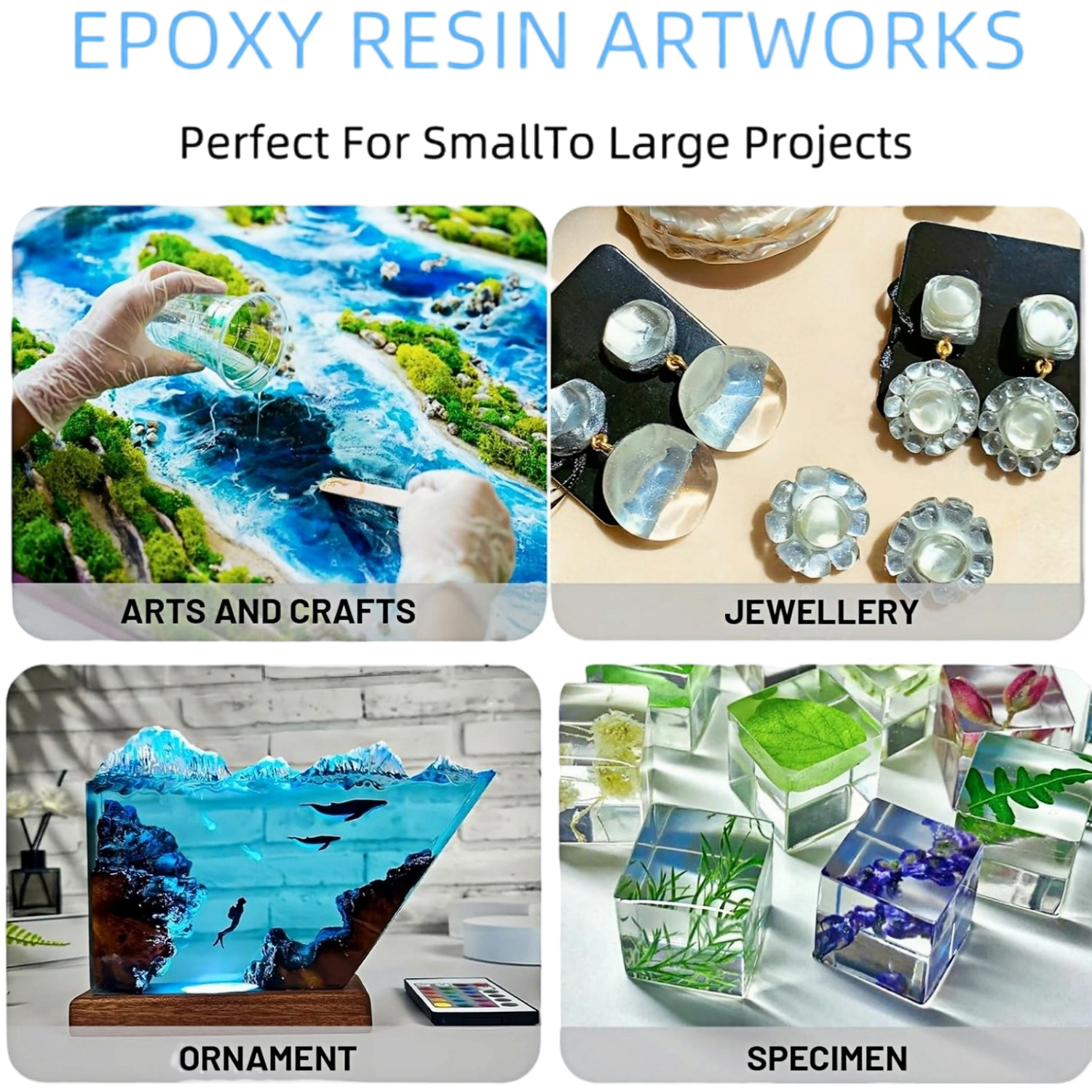 16.9oz Clear Epoxy Resin Kit C – Resin Art Epoxy Bewertung und Preis
