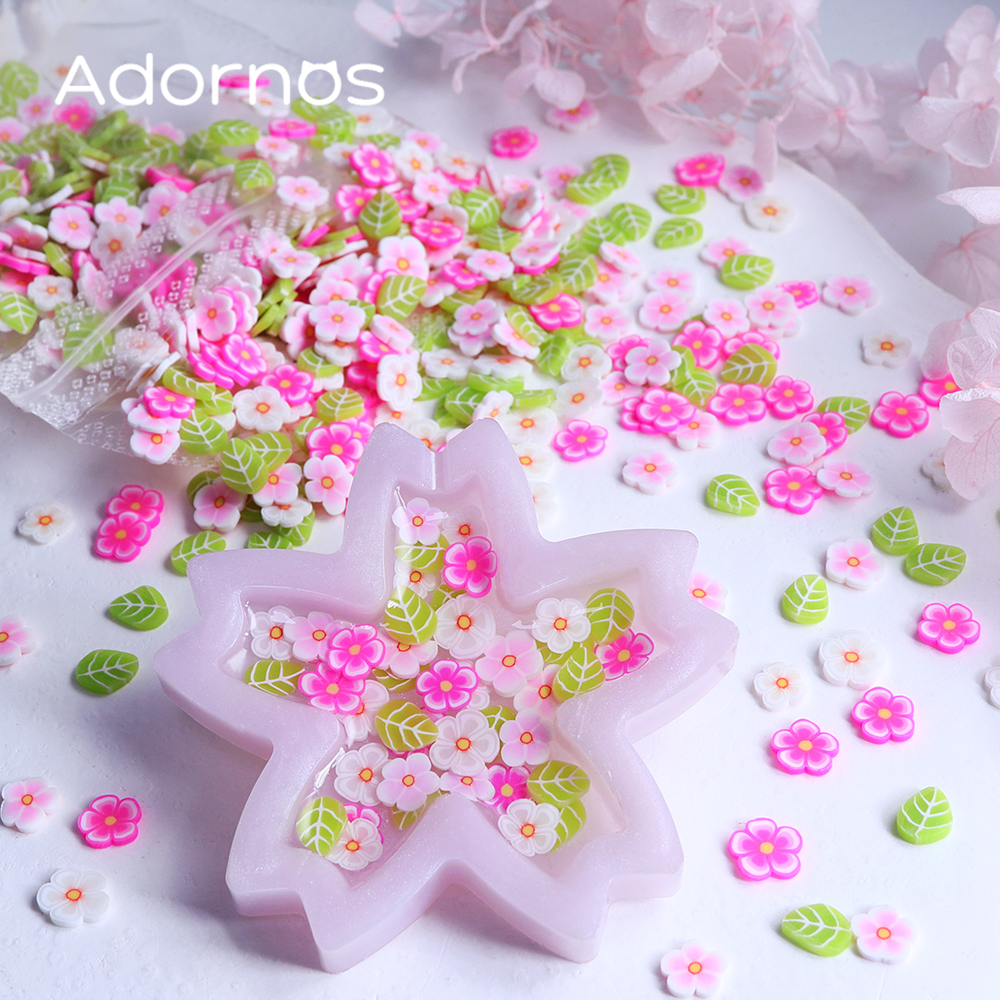 10g Pink Flowers Polymer Clay  – Resin Art Clay Bewertung und Preis