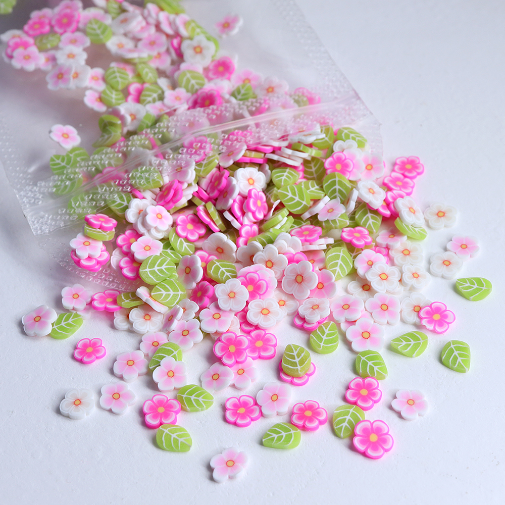 10g Pink Flowers Polymer Clay  – Resin Art Clay Bewertung und Preis