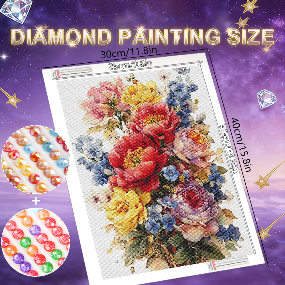 HUACAN Diamond Painting Kit Fl – Resin Art Rose Bewertung und Preis