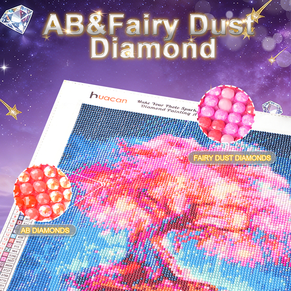 HUACAN Diamond Painting Kit Fl – Resin Art Rose Bewertung und Preis