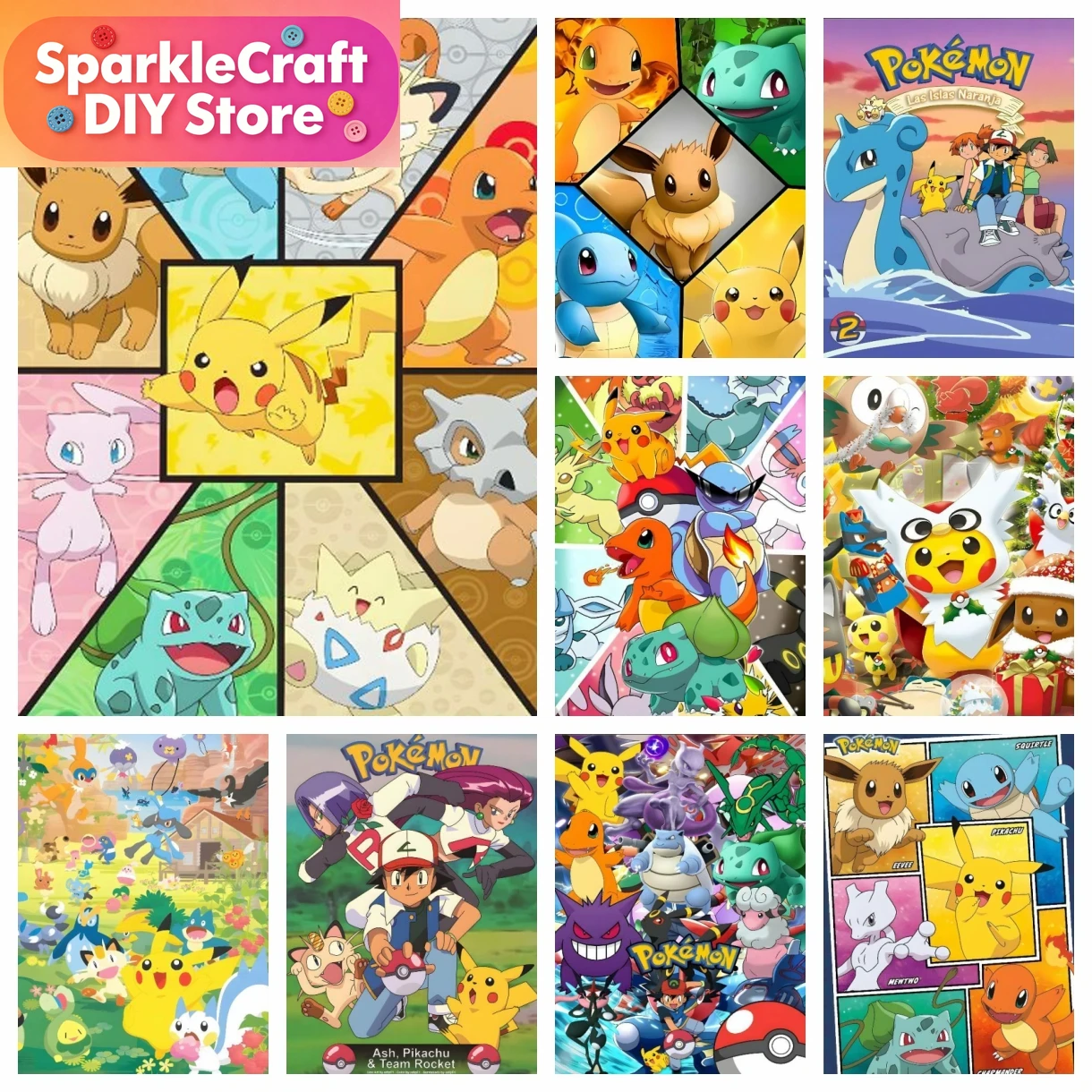 1pc frameless Cartoon Pokemon  – Resin Art Work Bewertung und Preis