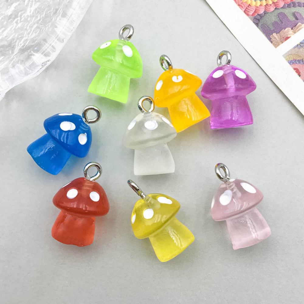 16pcs Luminous Mushroom Charms – Resin Art Essentials Bewertung und Preis