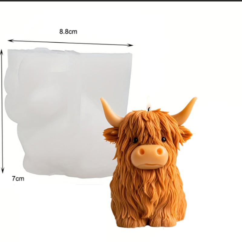 Alpine Cow Candle Mold - Epoxy – Resin Art Clay Bewertung und Preis