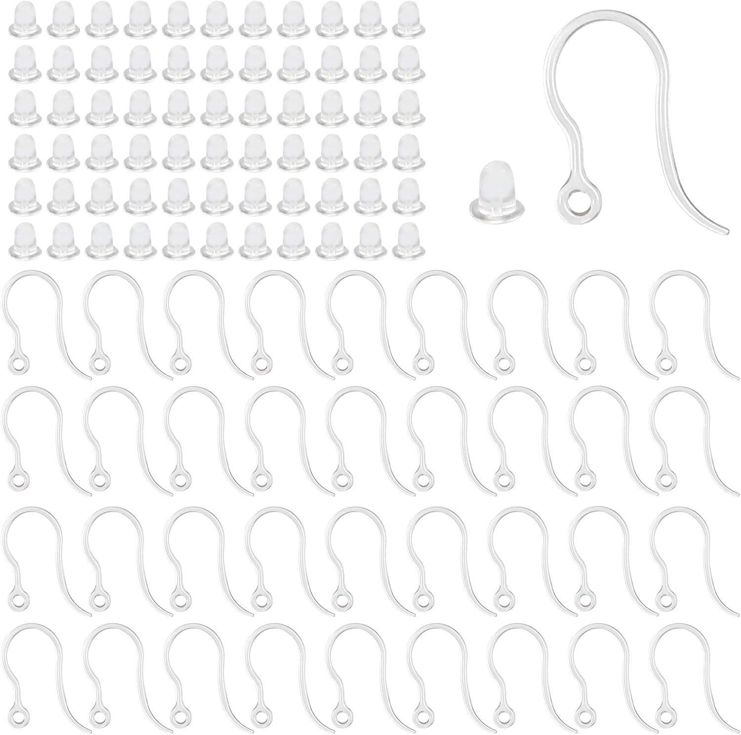 40pcs Clear Plastic Earring Ho – Resin Art Essentials Bewertung und Preis