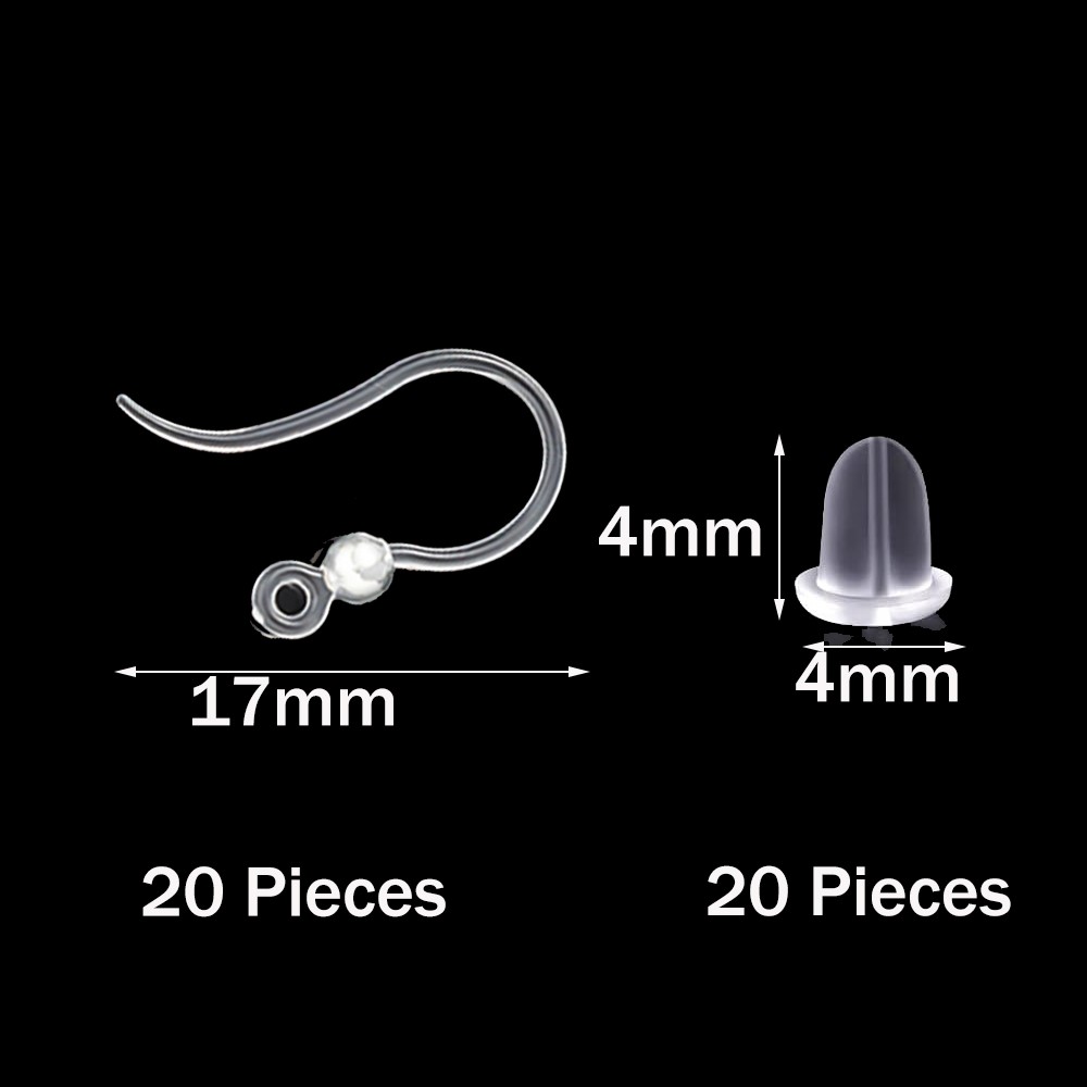 40pcs Clear Plastic Earring Ho – Resin Art Essentials Bewertung und Preis
