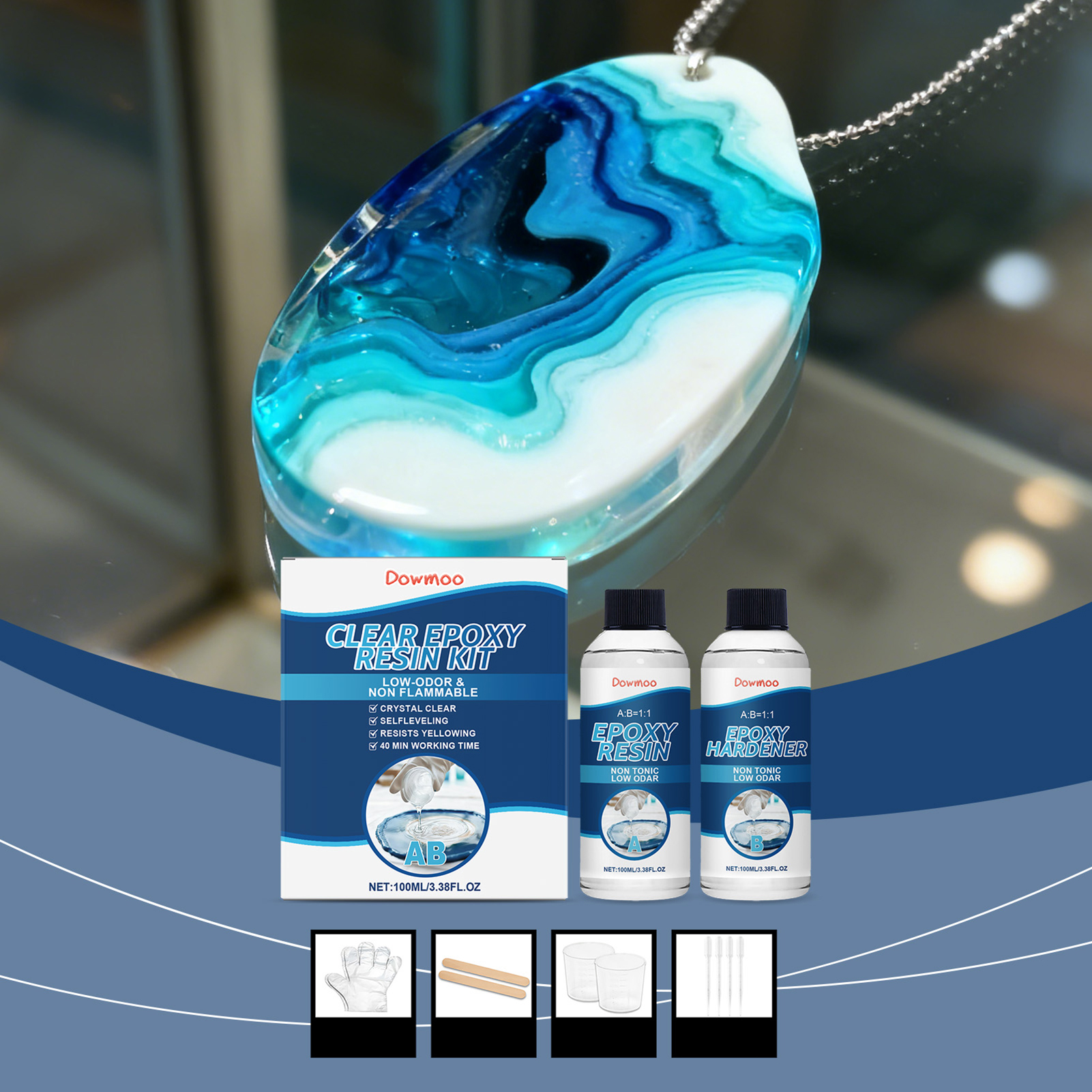 DIY Crystals Clear Epoxys Resi – Resin Art Epoxy Bewertung und Preis