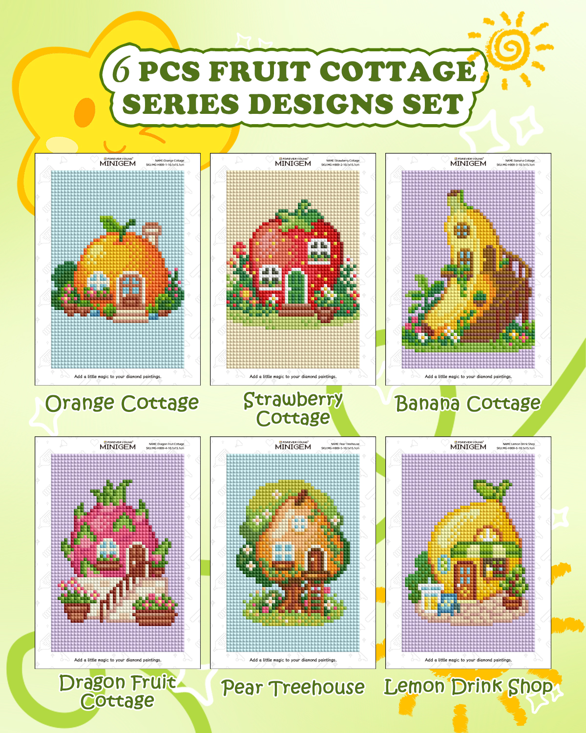 Forever Young Minigem 6PCS Fru – Resin Art Work Bewertung und Preis