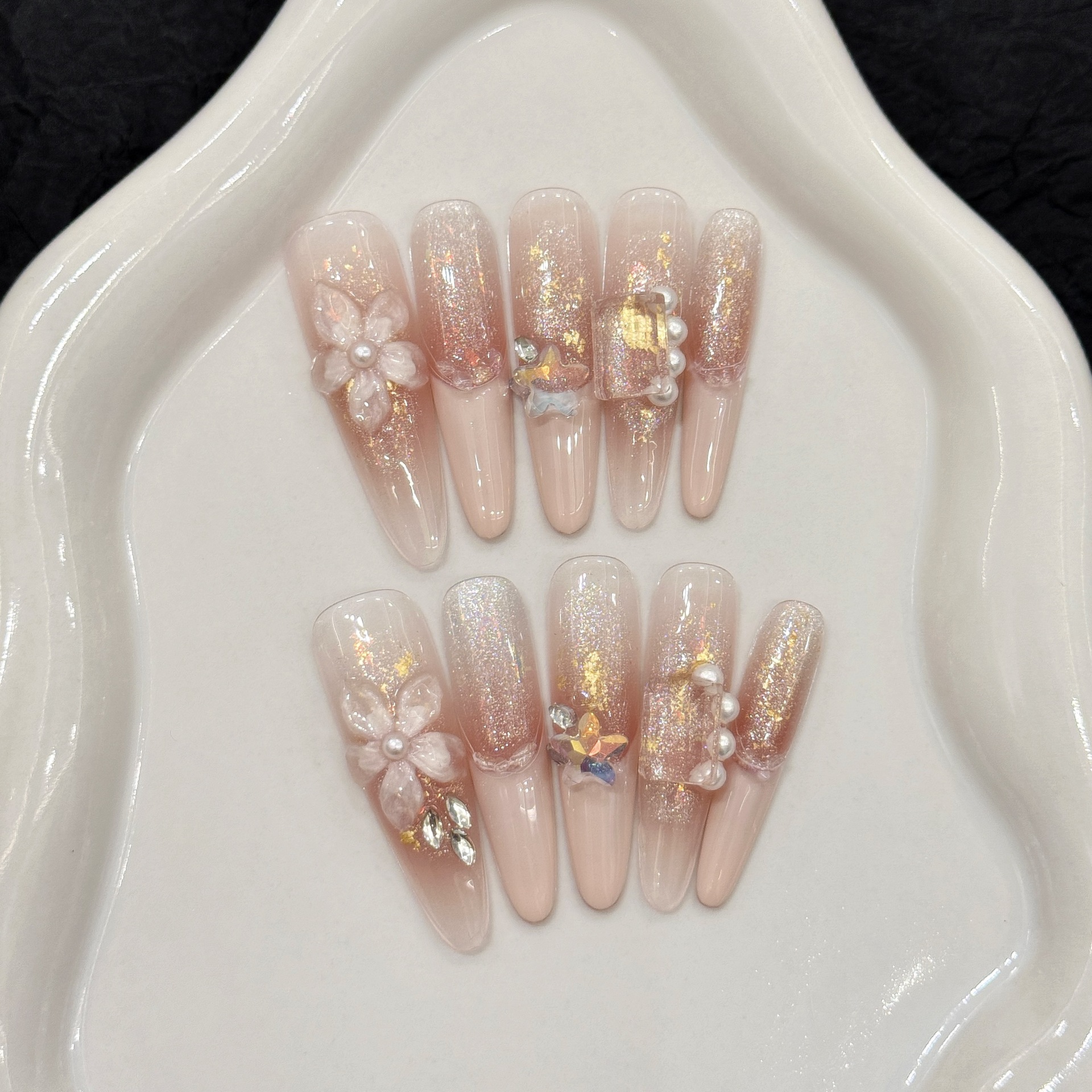 10pcs Pure Hand Pressed Stilet – Resin Art With Flowers Bewertung und Preis