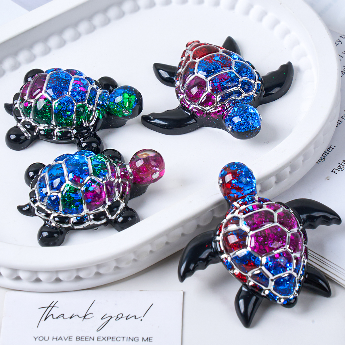 3D Sea Turtle Keychain Silicon – Resin Art Epoxy Bewertung und Preis