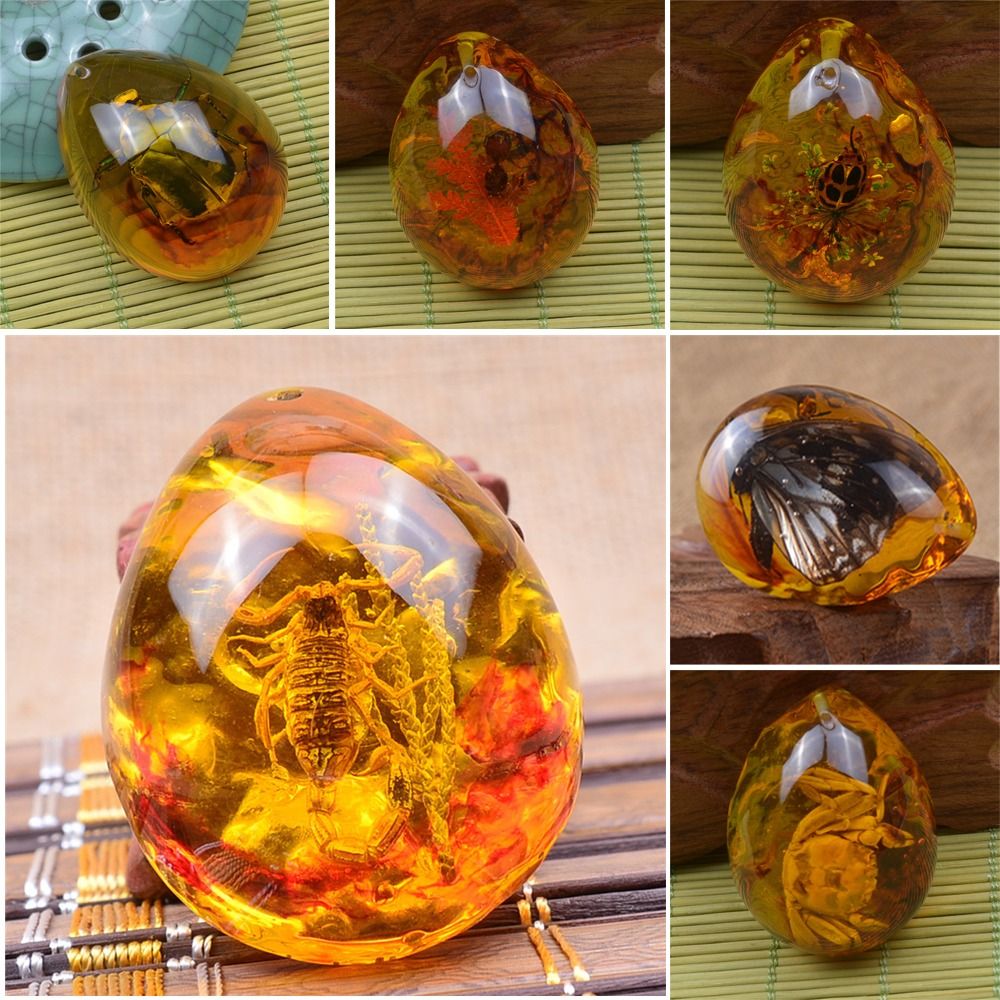 DIY Jewelry Craft Amber Stone  – Resin Art Necklace Bewertung und Preis