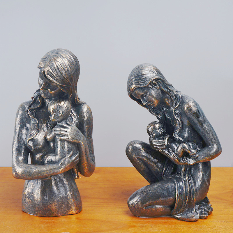 Mother Child Resin Sculpture H – Resin Art Anniversary Gift Bewertung und Preis