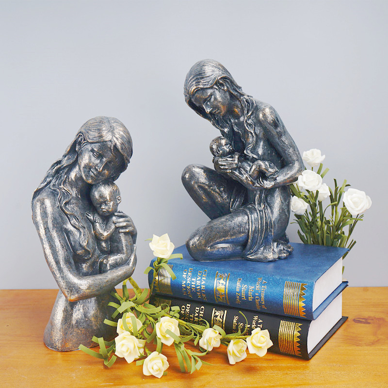Mother Child Resin Sculpture H – Resin Art Anniversary Gift Bewertung und Preis