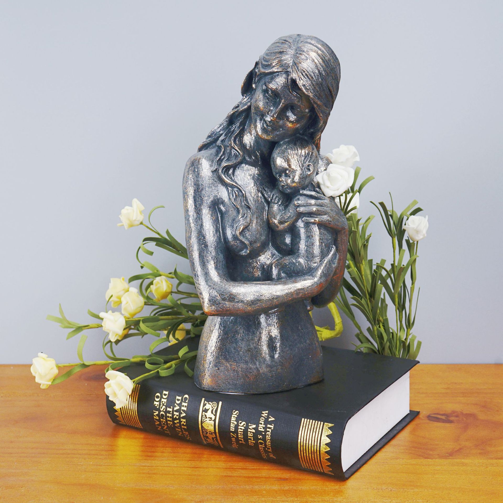 Mother Child Resin Sculpture H – Resin Art Anniversary Gift Bewertung und Preis