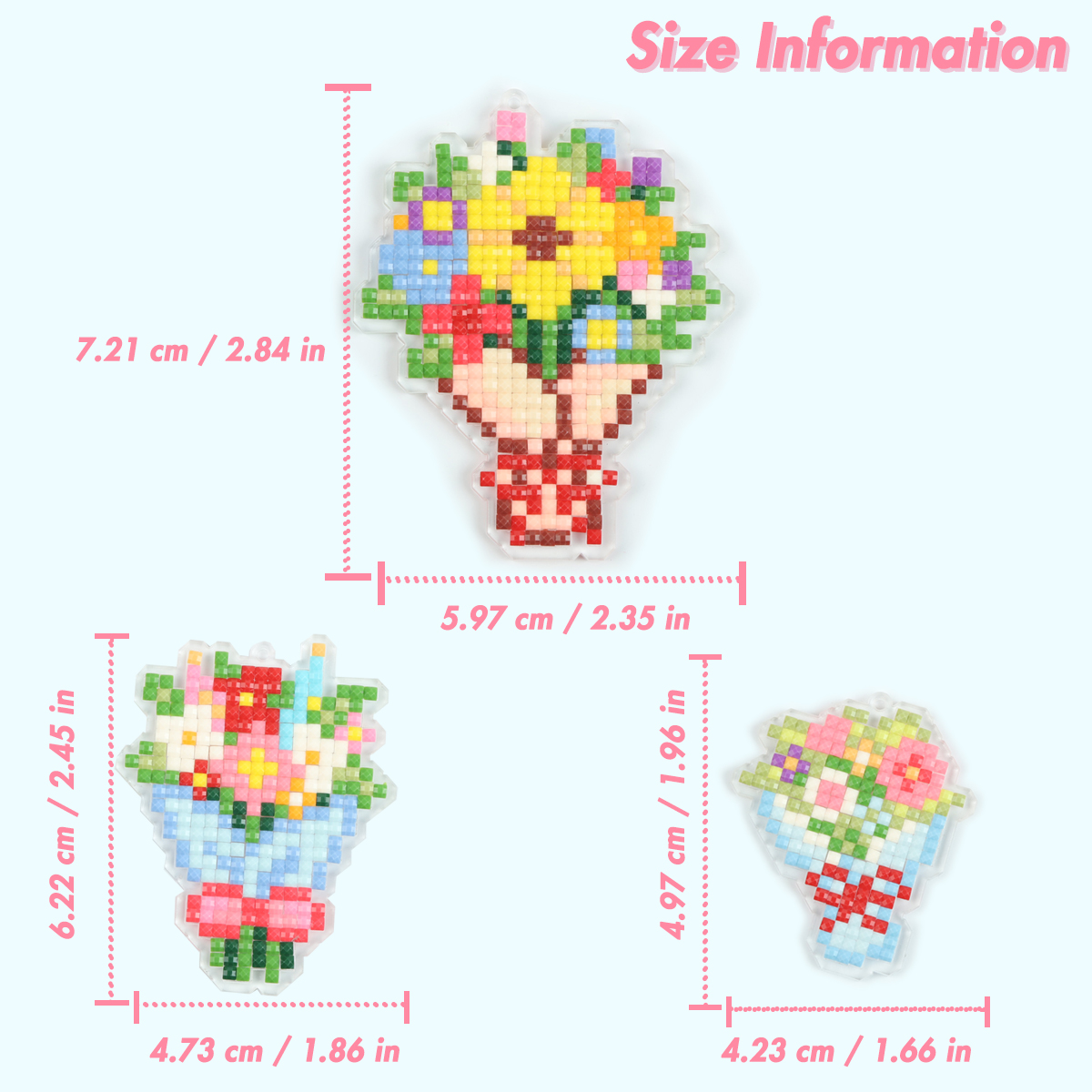 FOREVER YOUNG 3PCS Bouquet Acr – Resin Art Diy Bewertung und Preis