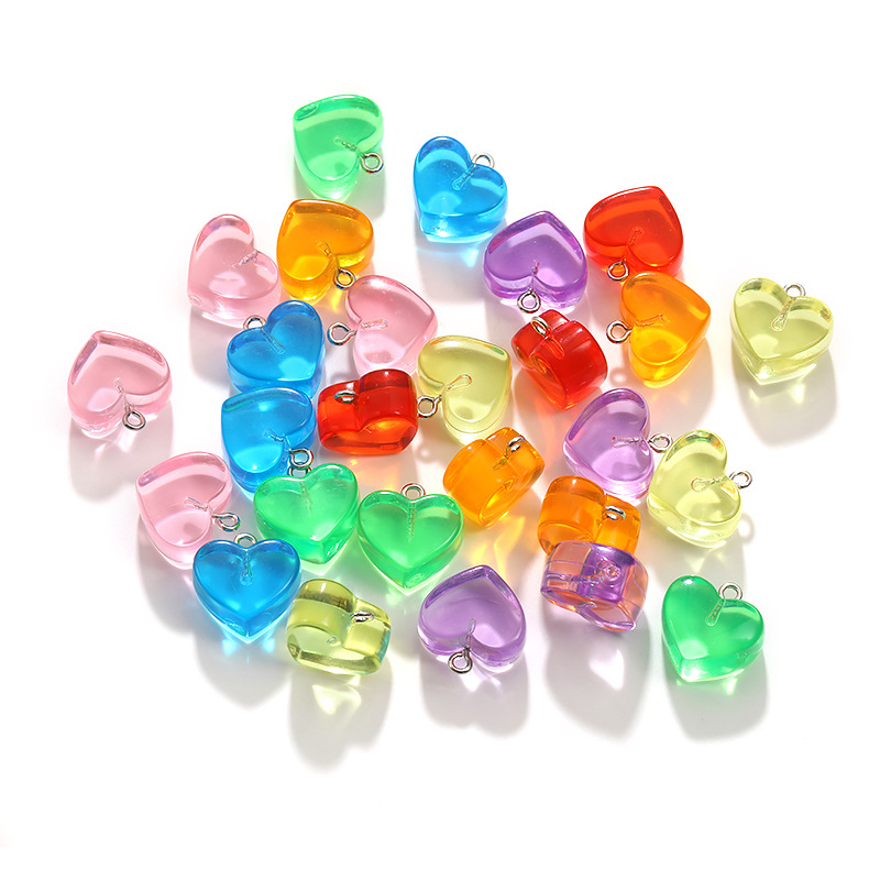 10pcs 15x18MM Multicolor Trans – Resin Art Necklace Bewertung und Preis