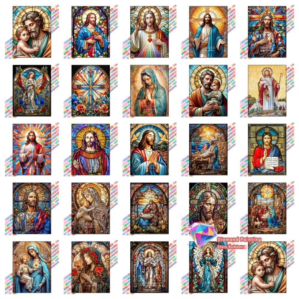 1PC frameless Easter Jesus Squ – Resin Art Work Bewertung und Preis