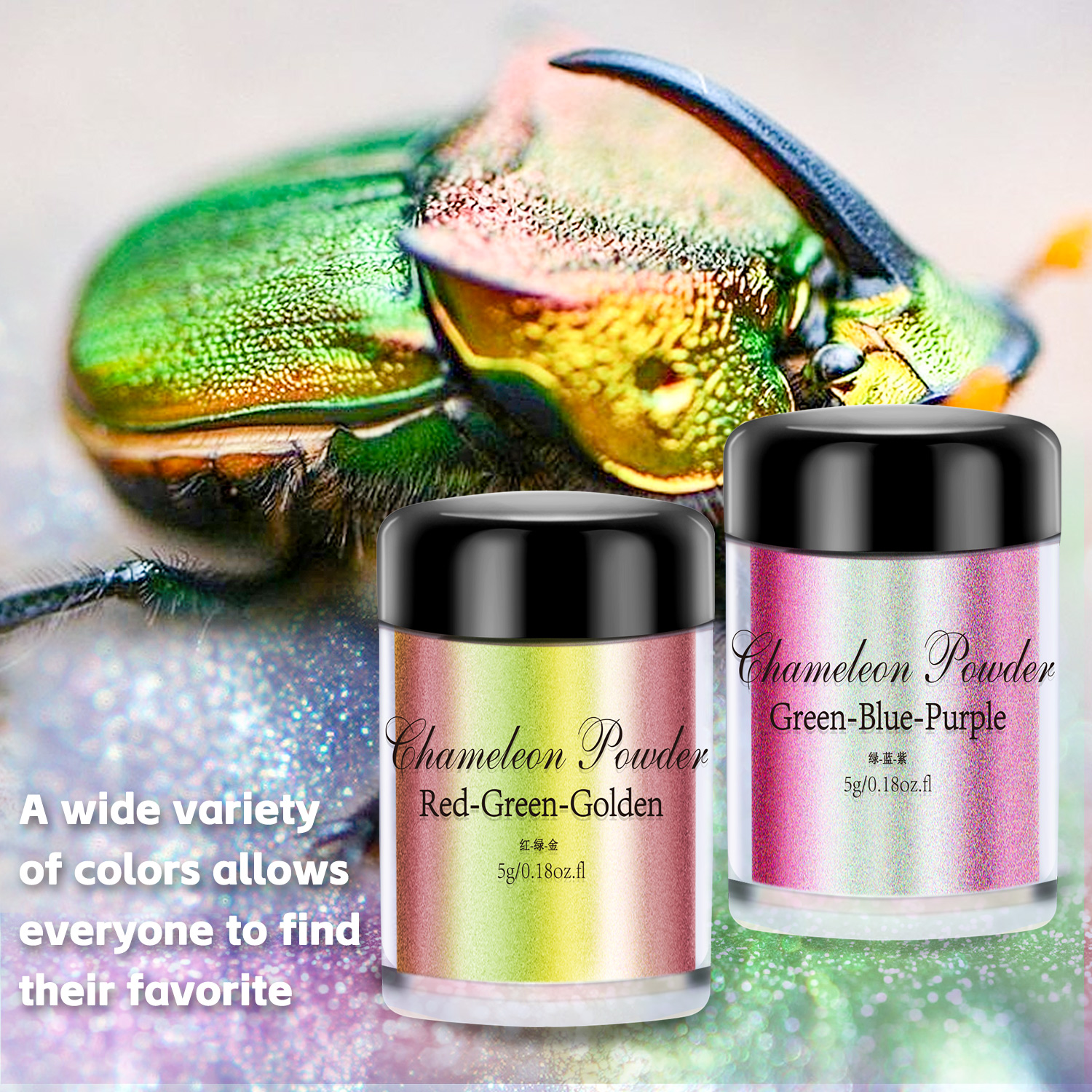 5g Chameleon Powder Nail Stain – Resin Dye Opaque Bewertung und Preis