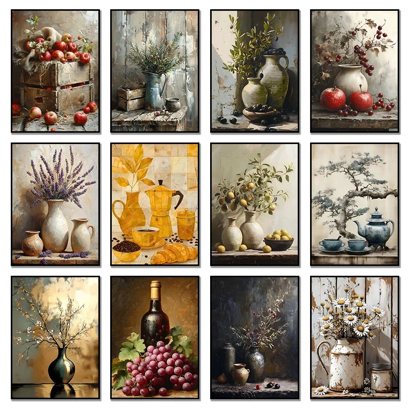 Vintage Still Life Poster Prin – Resin Art Wall Bewertung und Preis