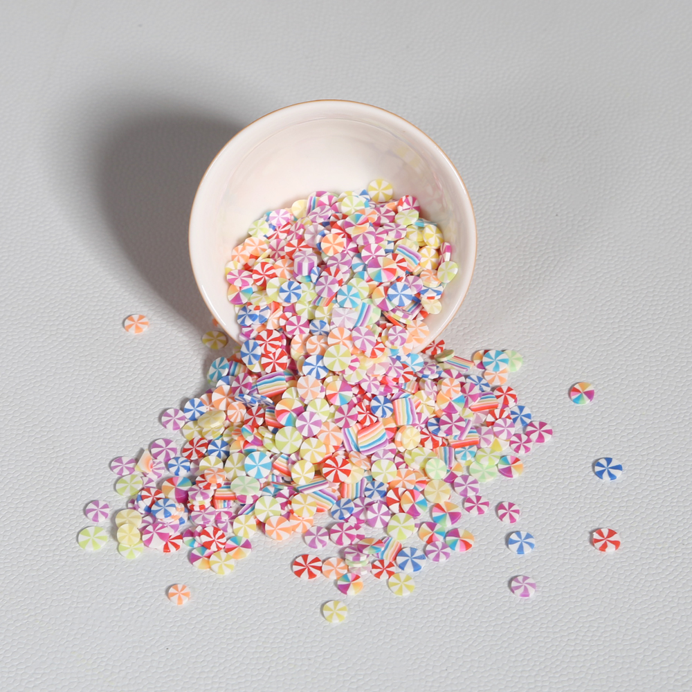 Vibrant multicolored peppermin – Resin Art Clay Bewertung und Preis